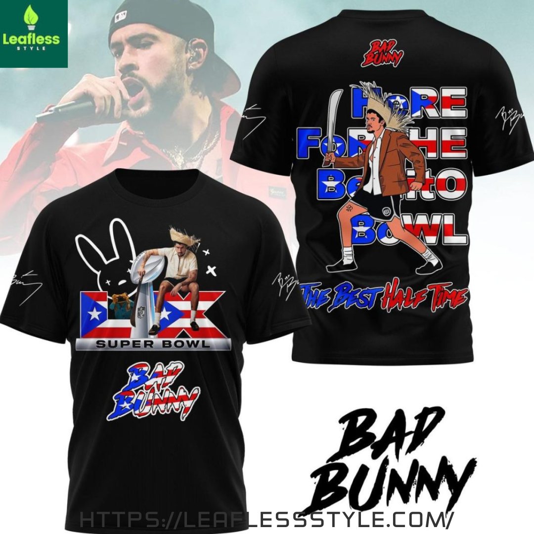 Bad Bunny The Best Half Time Super Bowl Shirt Perfect Gift Idea For Men Women