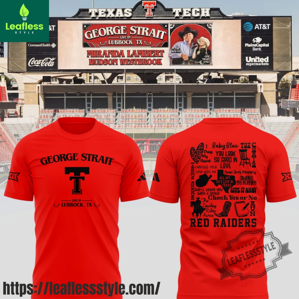 Texas Tech Fb George St Live In Lubbock R Shirt