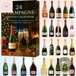 2025 Champagne Advent Calendar - Christmas Countdown Box