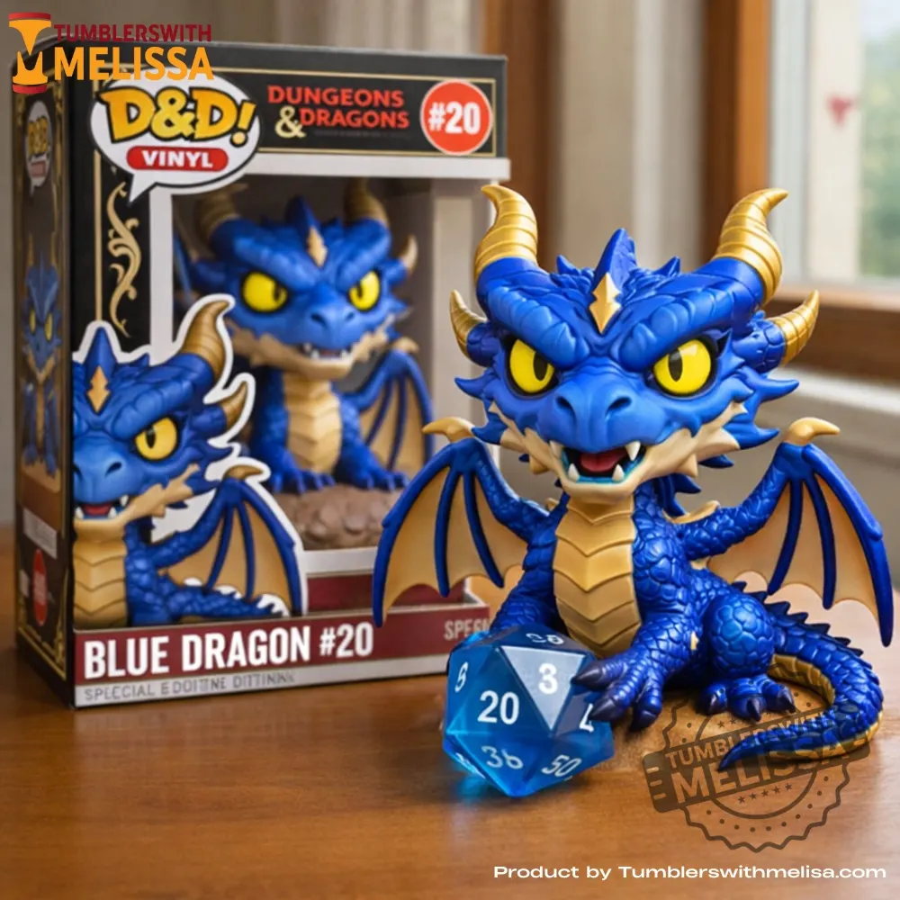 Dungeons  Dragons Blue Dragon 20 Dd Pop Figures Doll
