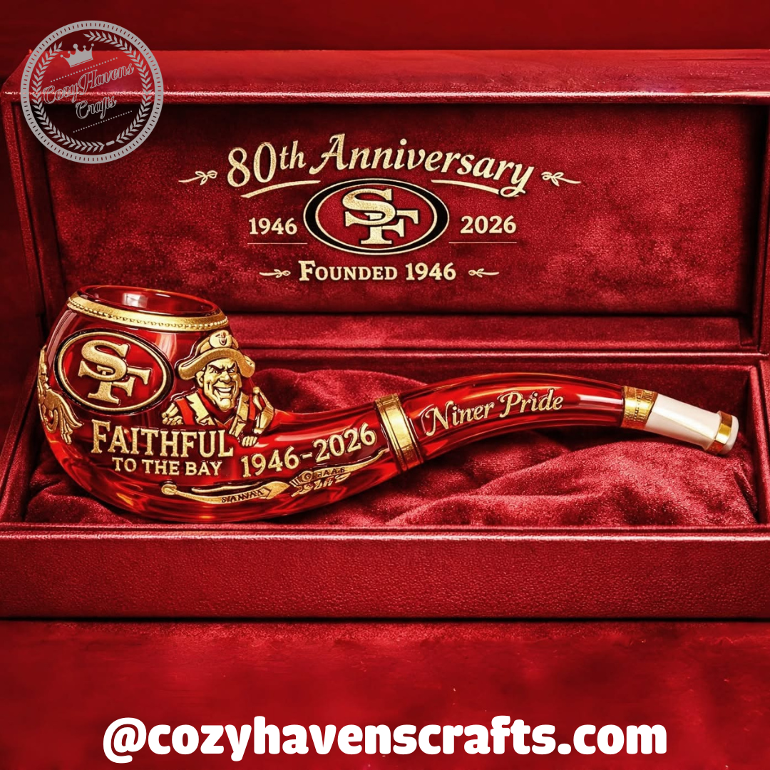 San Francisco 49ers 80th Anniversary Pipe
