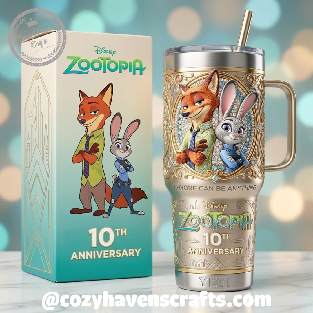 Zootopia 10th Anniversary Tumbler