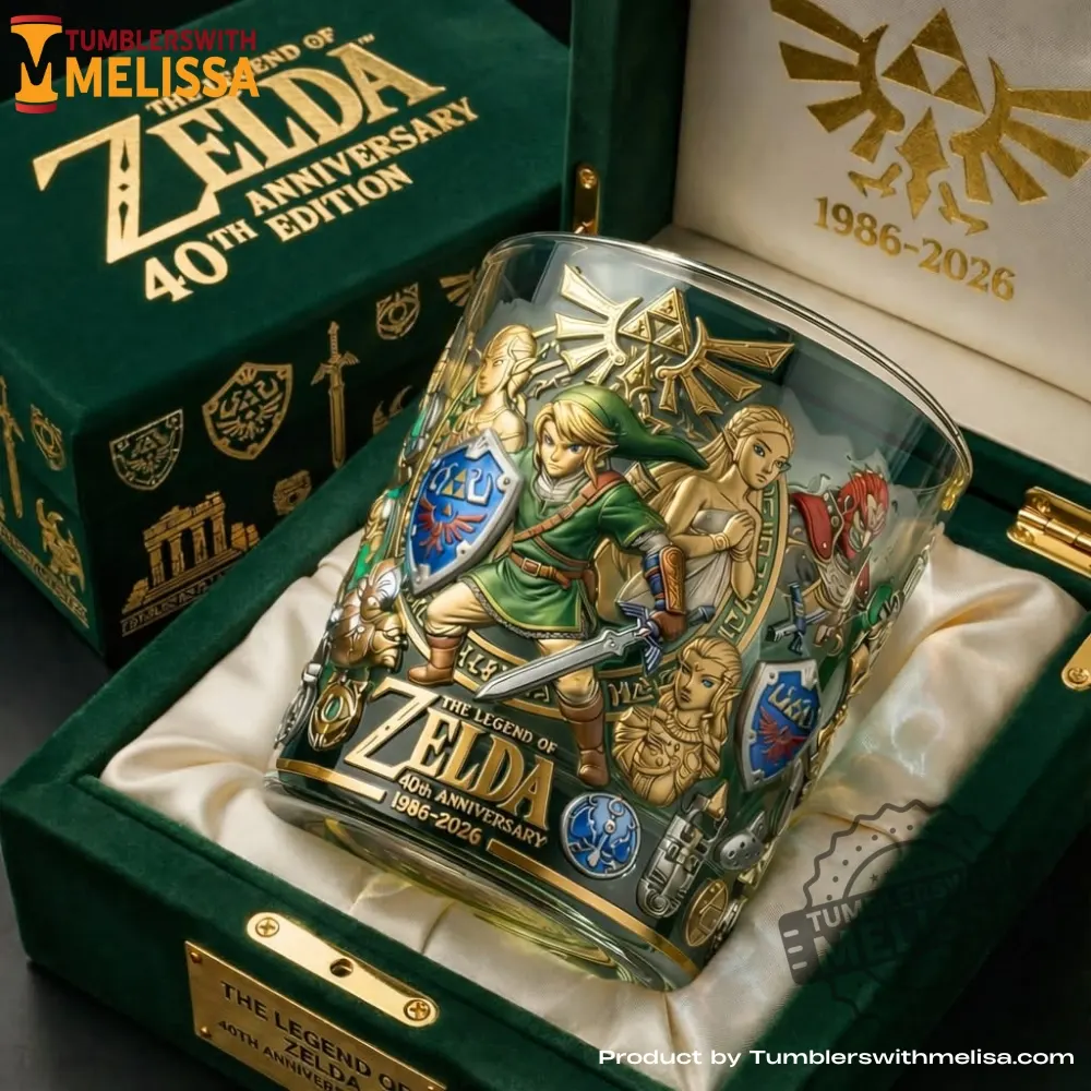 The Legend Of Zelda 40Th Anniversary 2026 Whiskey Glass Edition