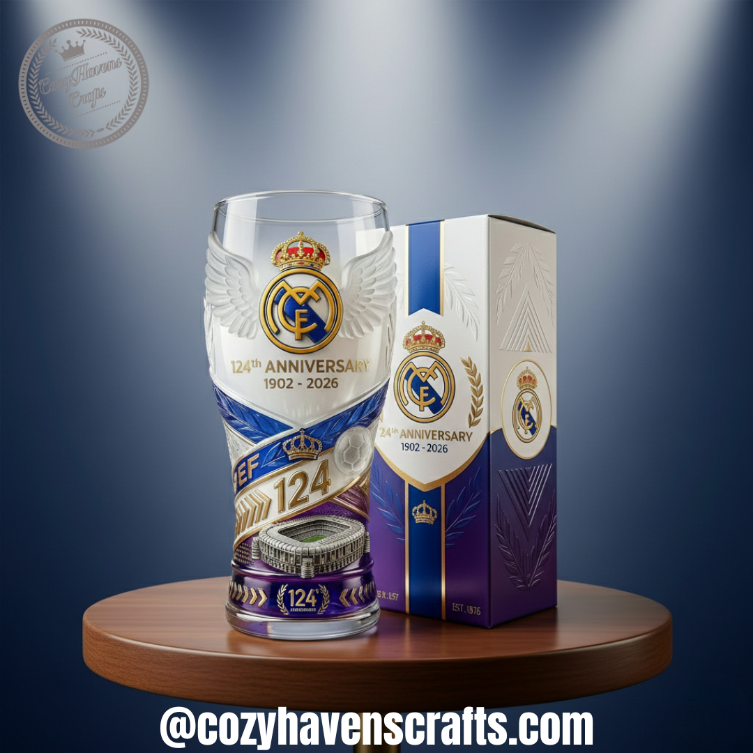 Real Madrid 124th Anniversary Beer Mug