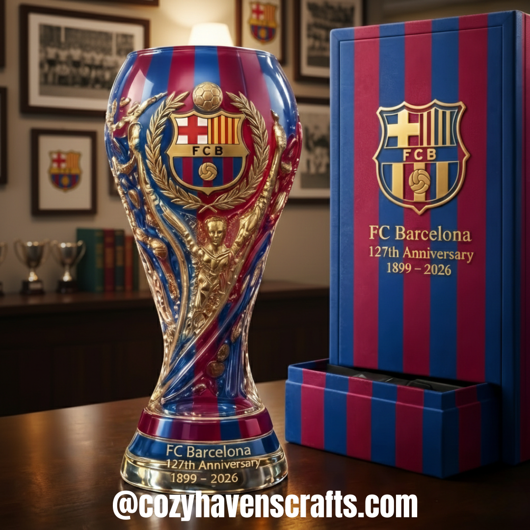 FC Barcelona 127th Anniversary Glass