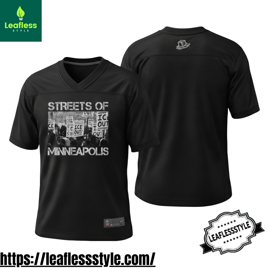 Bruce Streets Of Minneapolis Right Now Football Jersey
