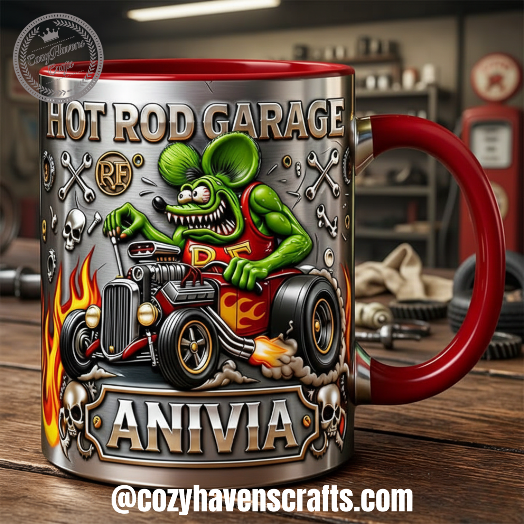 Retro Hot Rod Tribute Mug