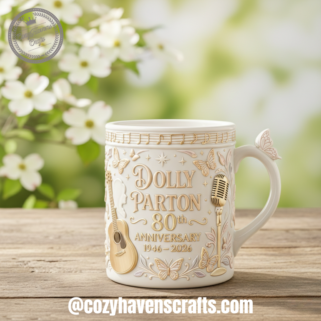 Dolly Parton 80th Anniversary Mug