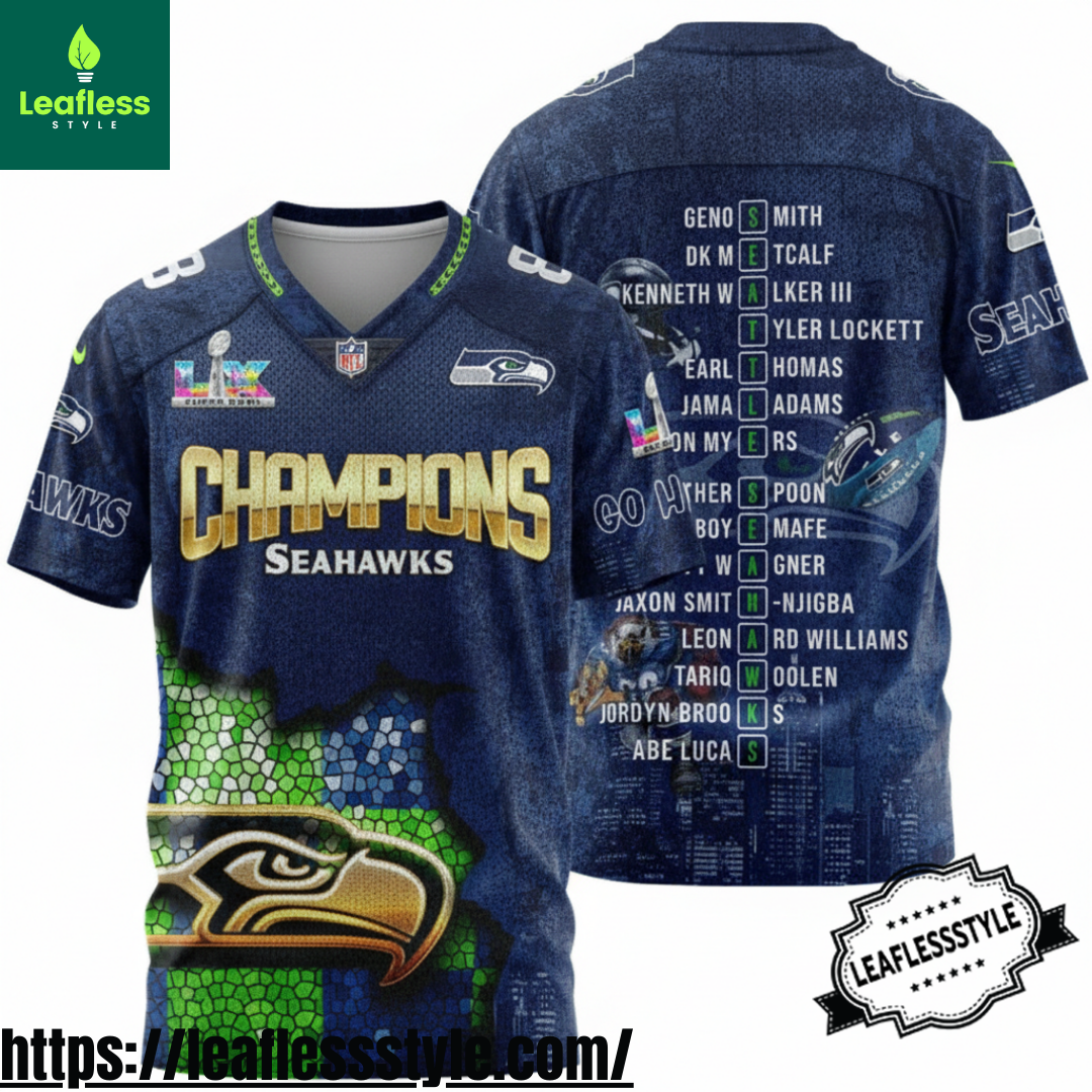 Seattle Seahawks Super Bowl XLVIII Champions Jersey