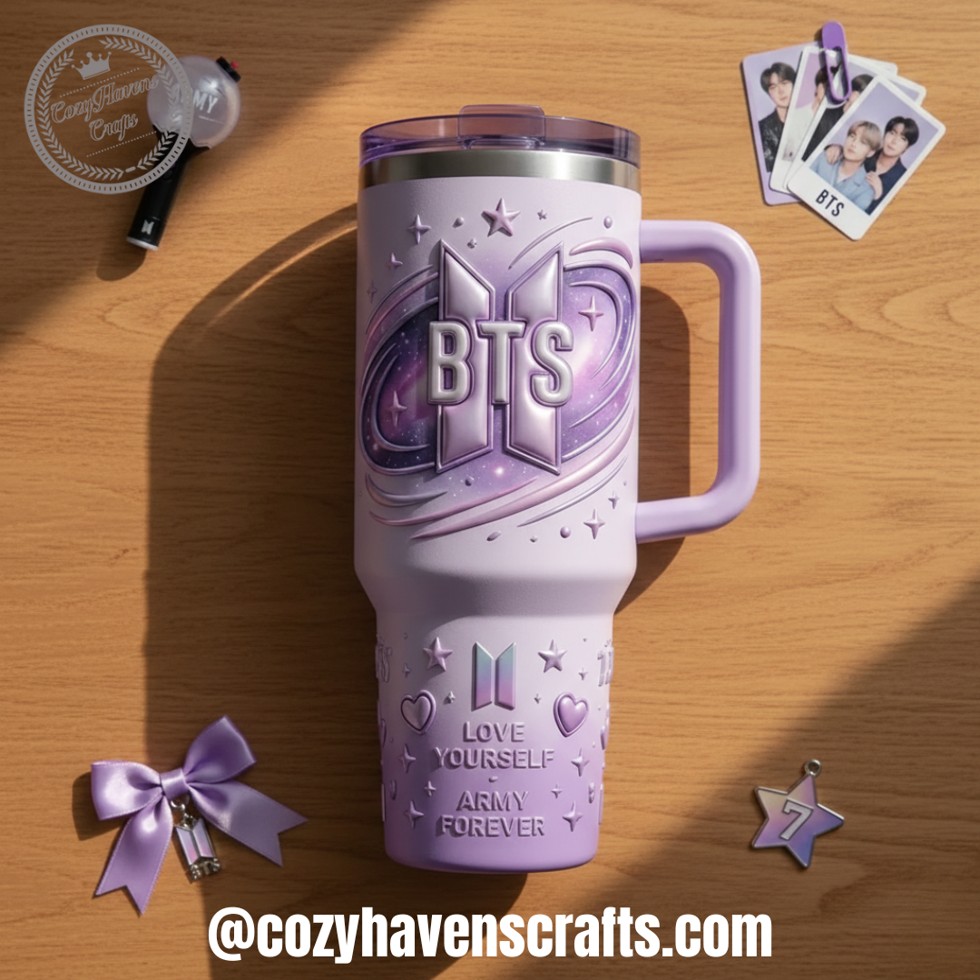 BTS Love Yourself ARMY Forever Tumbler