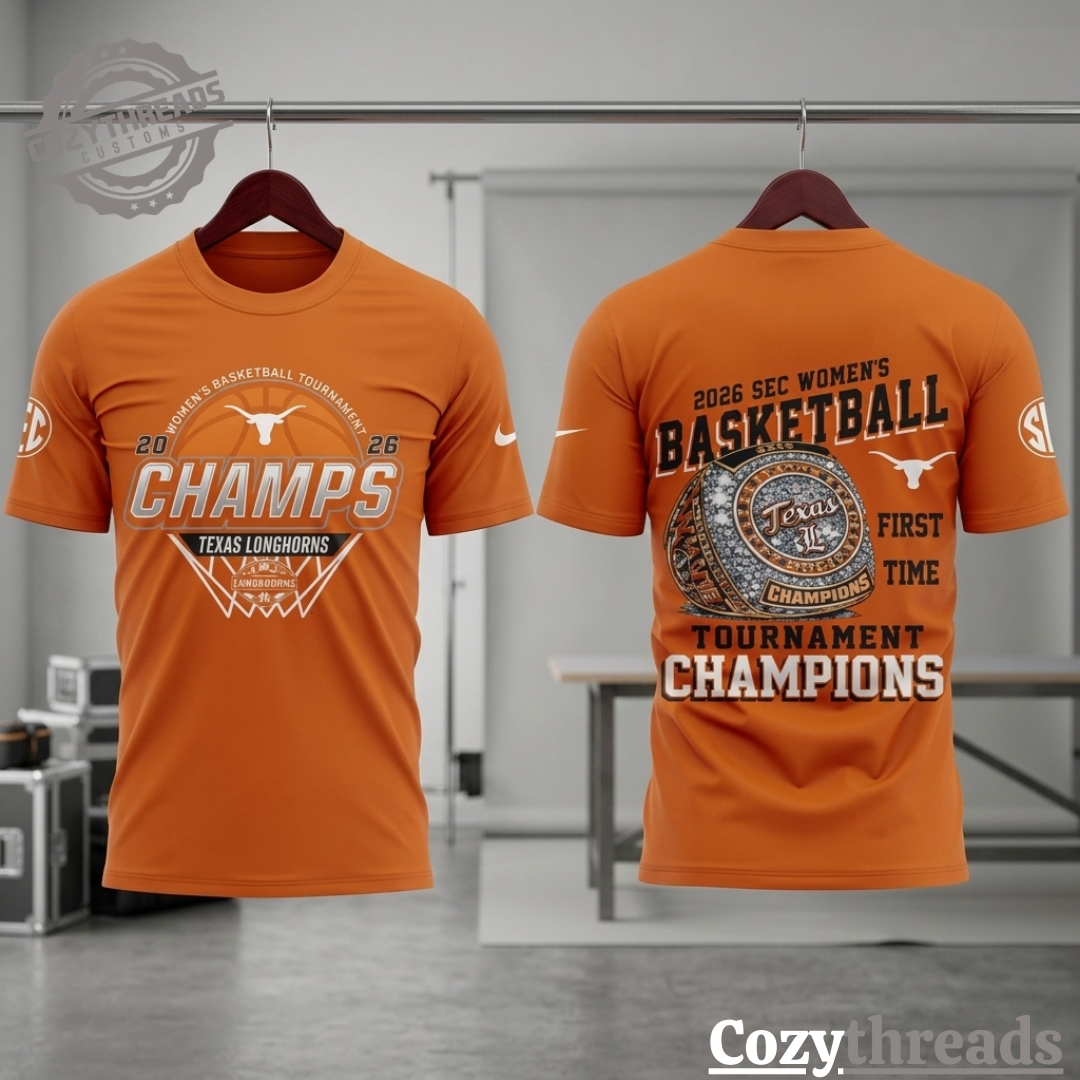 Texas Longhorns 2026 SEC Women’s Basketball Champions Shirt Hoodie