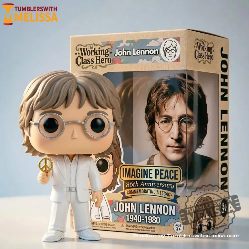 John Lennon Working Class Hero 86Th Anniversary Funko Pop Figures Doll