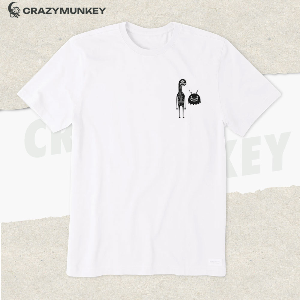 Funny Monster Graphic T-Shirt