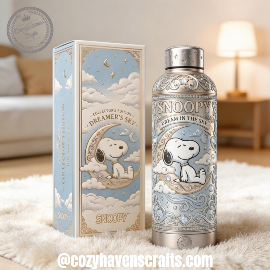 Snoopy Insulated 20oz Water Bottle