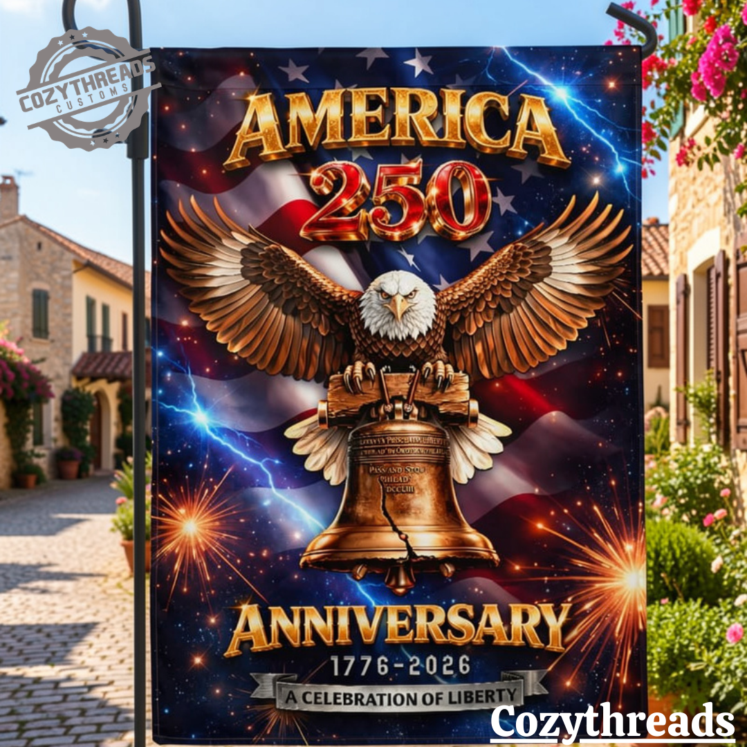America 250 Liberty Bell Patriotic Flag