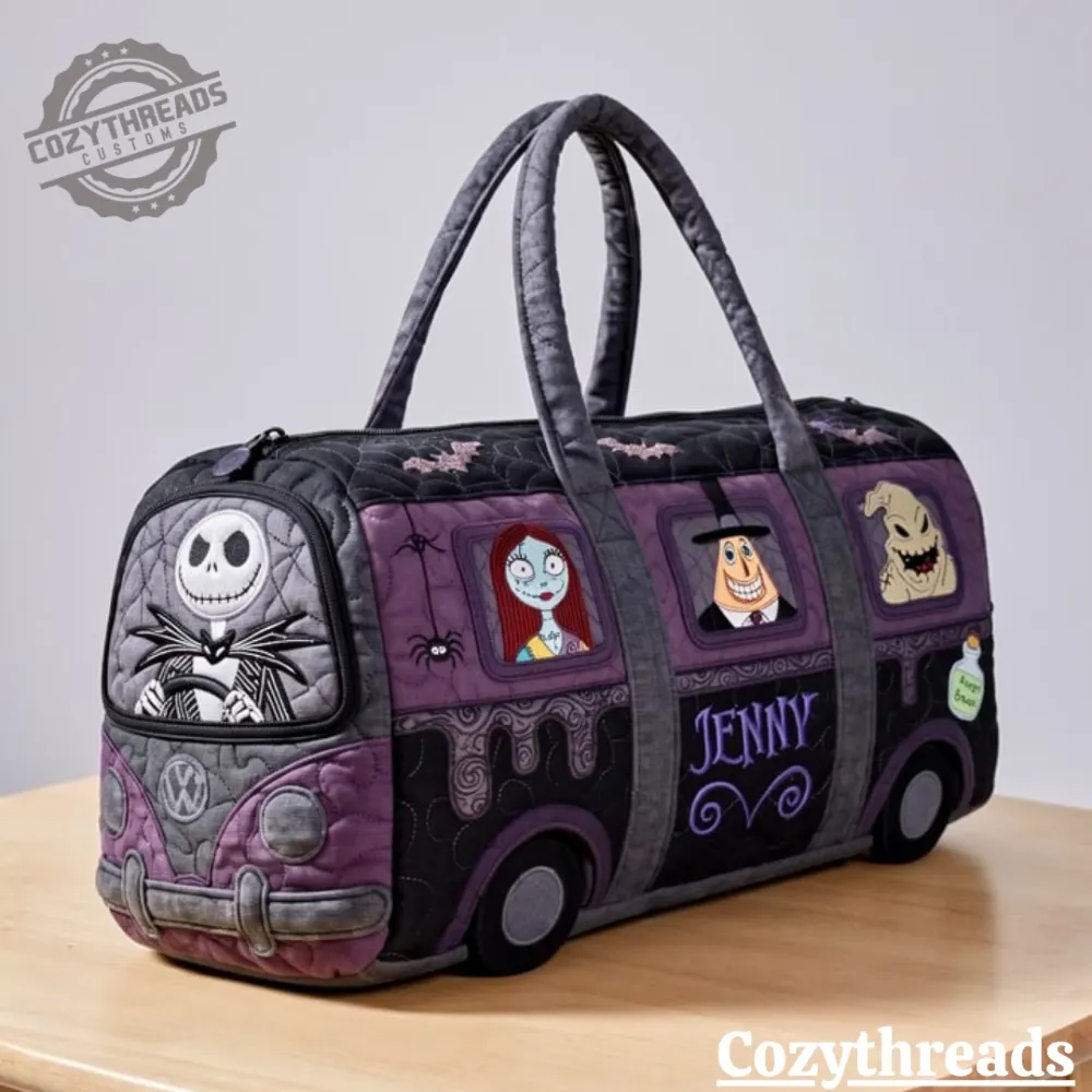 Nightmare Before Christmas Van Quilted Travel Bag