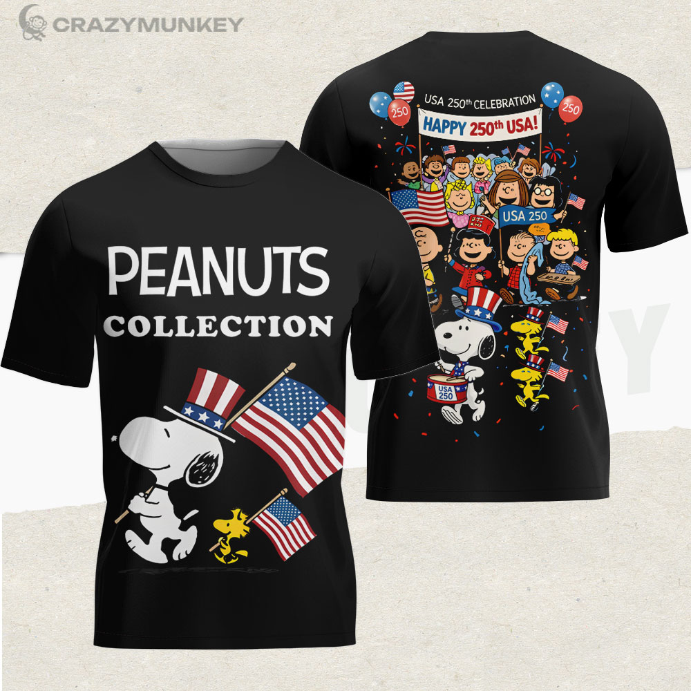 Peanuts 250th USA Celebration T-Shirt