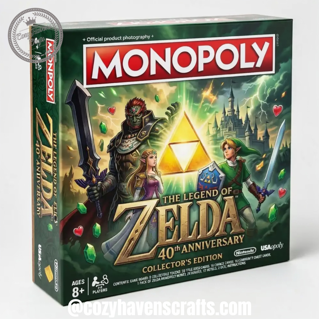 Zelda 40th Anniversary Monopoly Board Game