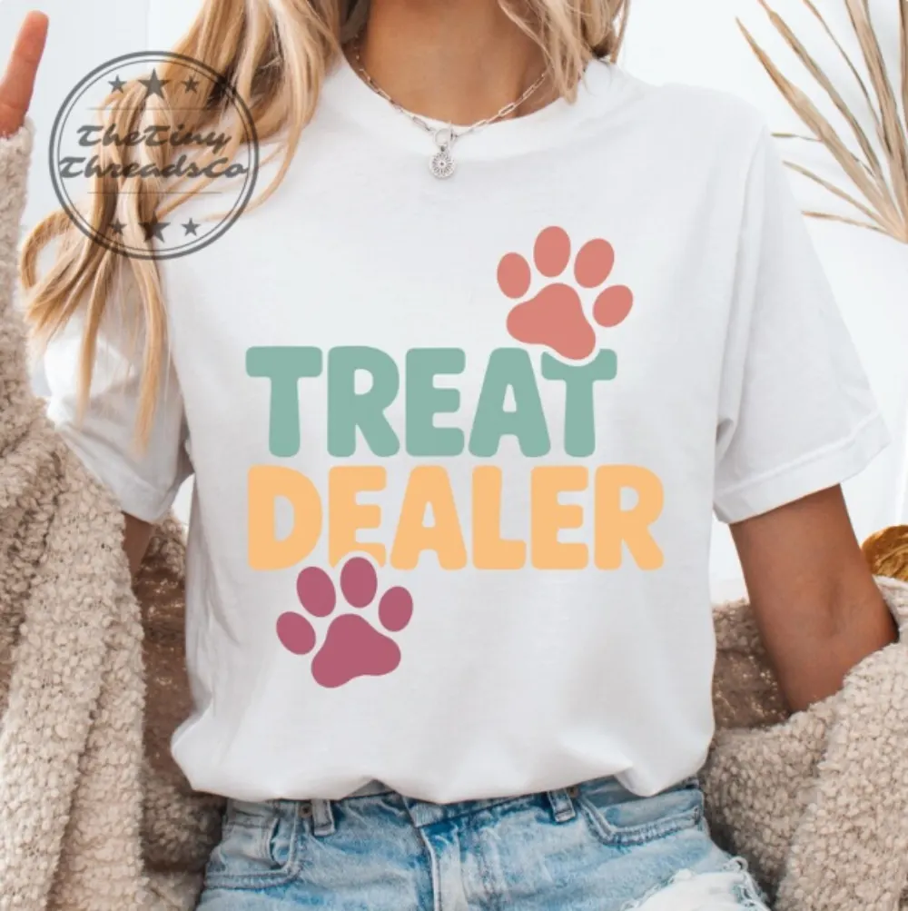 Treat Dealer Dog Paws T-Shirt