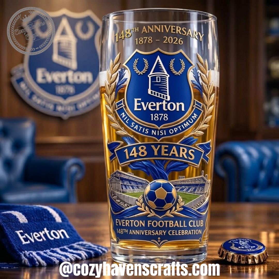 Everton FC 148th Anniversary Collector Glass 1878 2026