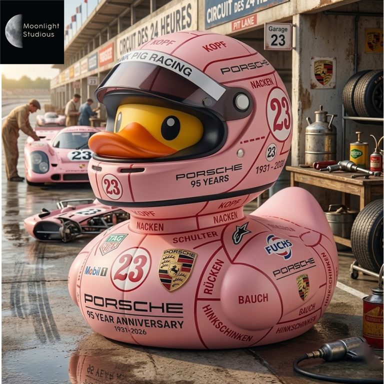 Porsche Pink Pig History Livery And Best 2026 Racing Resin Duck ...