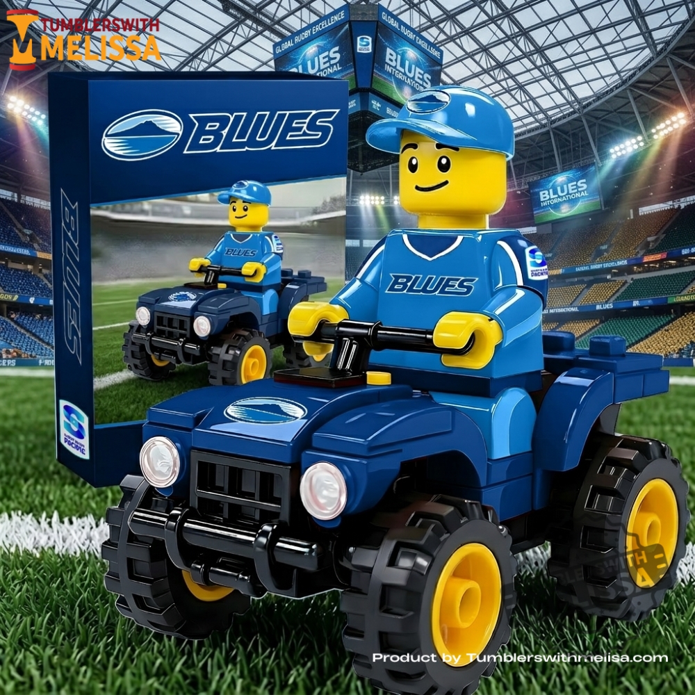 Blues Rugby Building Block Set