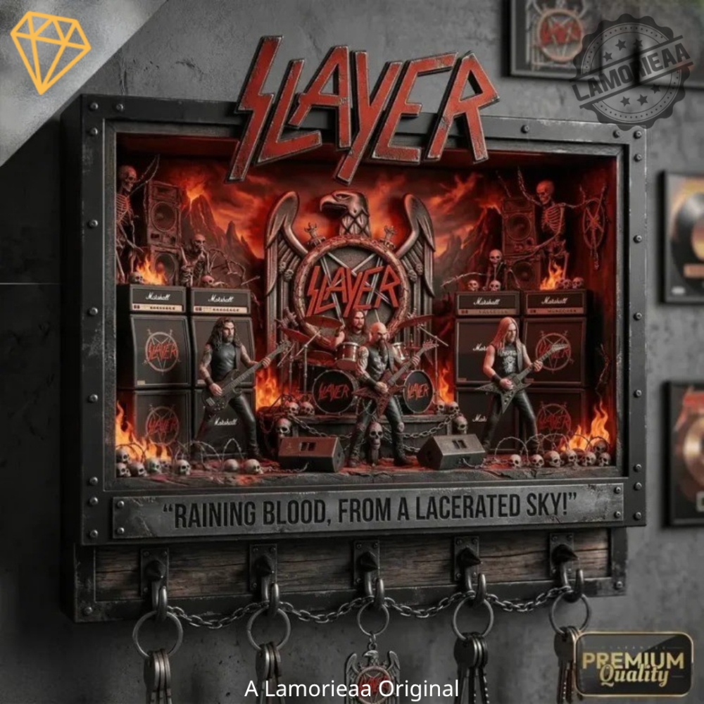 Slayer Raining Blood Wall Key Holder