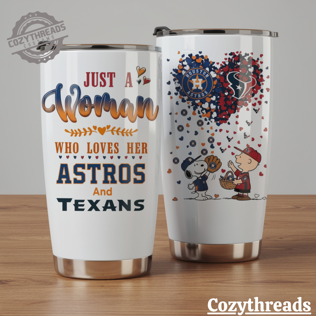 Houston Astros Texans Fan Tumbler 20oz