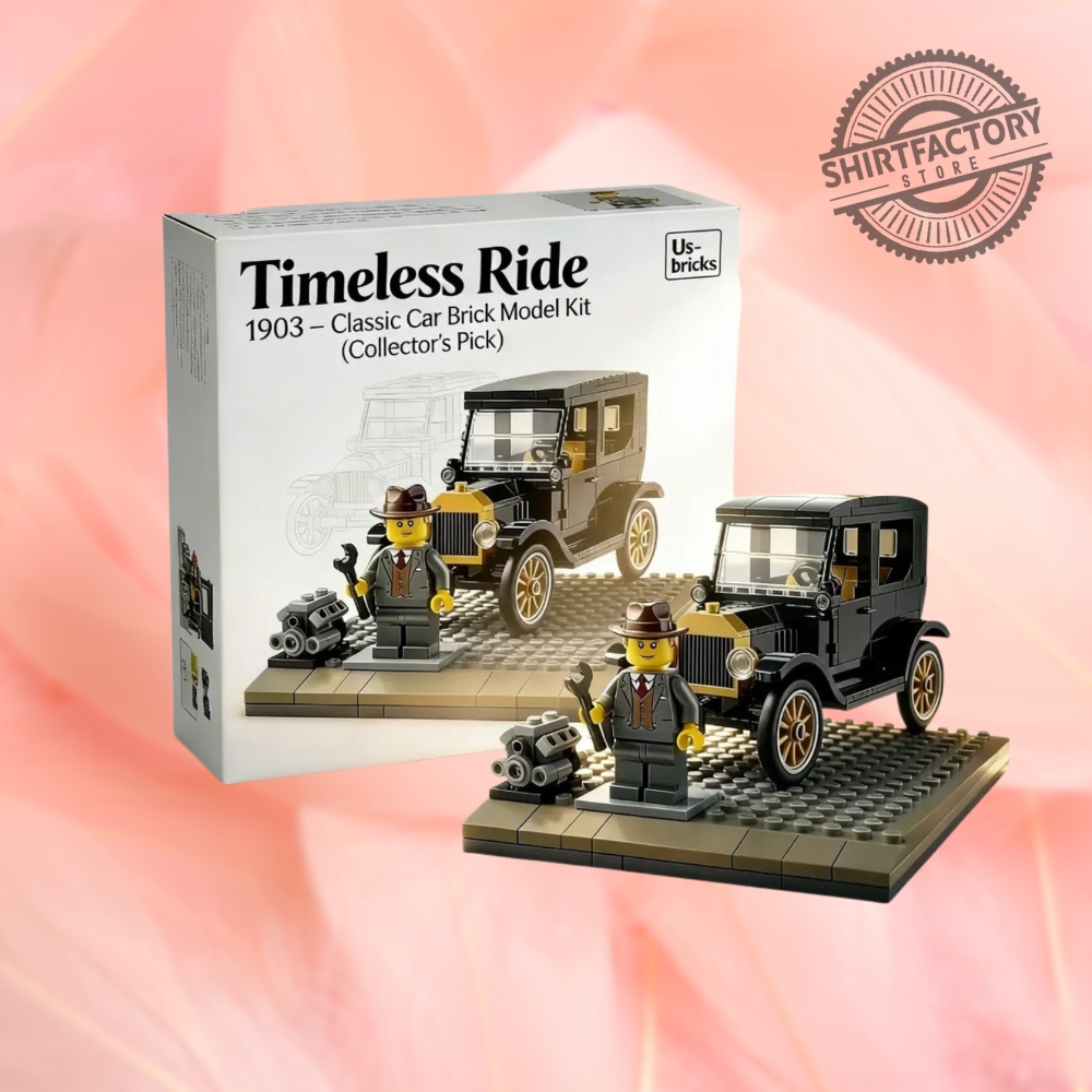 Timeless Ride 1903 Classic Car Brick Model Kit