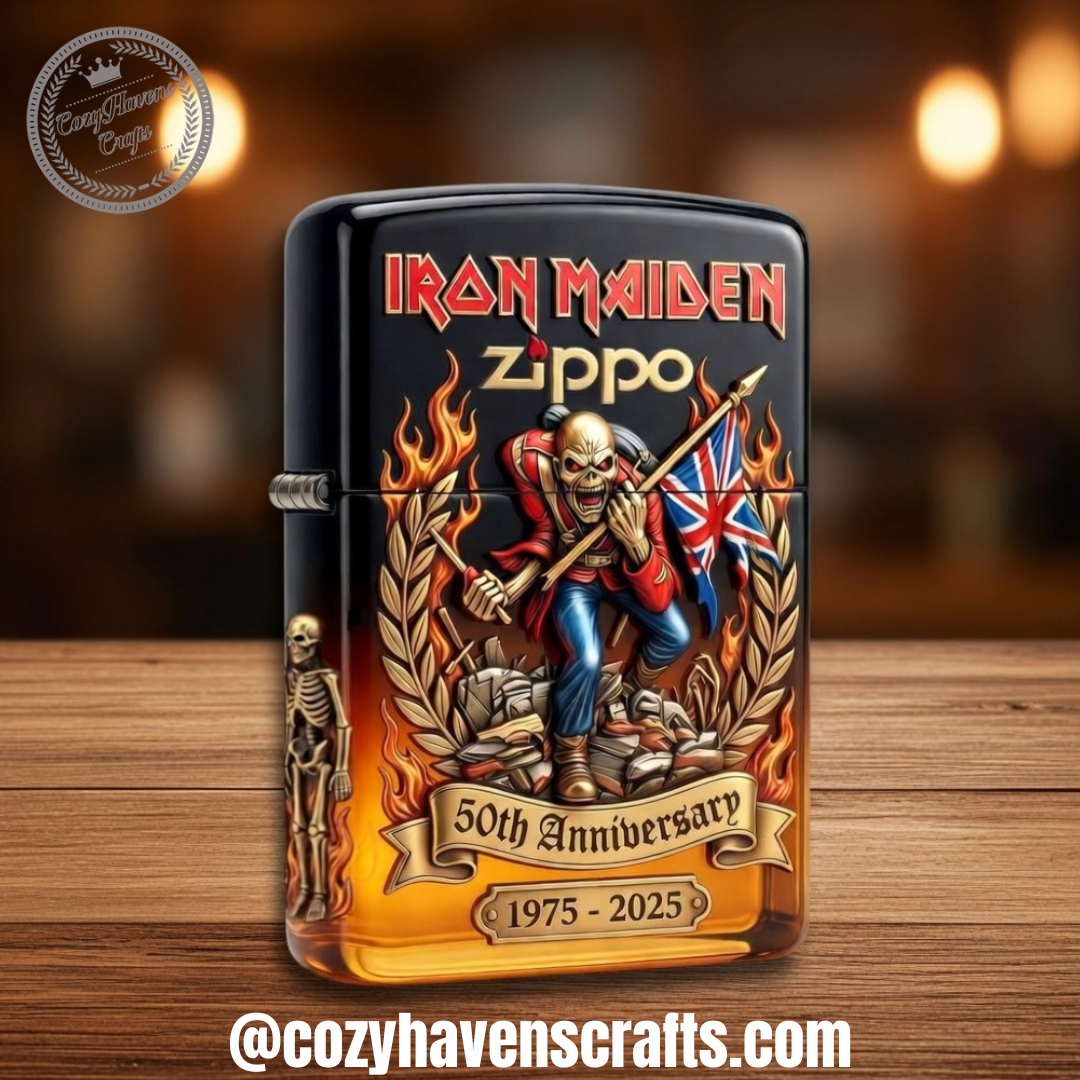 Iron Maiden 50th Anniversary Zippo Lighter