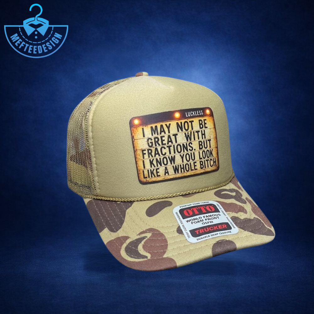 Great With Fractions Trucker Hat 2026
