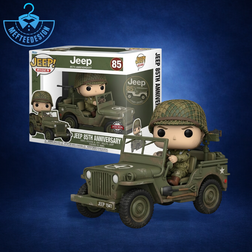 Limited Edition Jeep 85Th Anniversary Commemorative Pop Vinyl Ride Figure