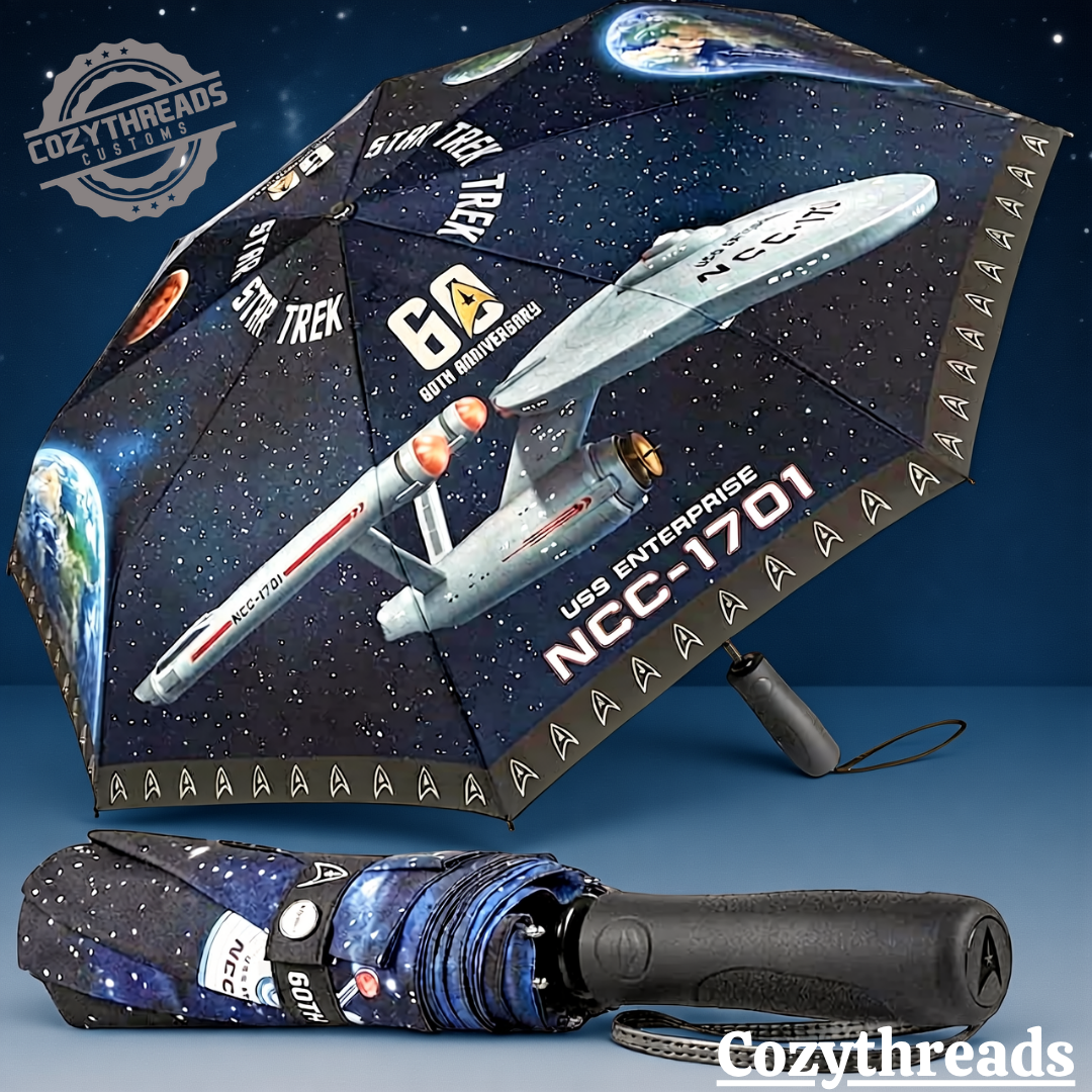 Star Trek 60th Anniversary USS Enterprise Umbrella