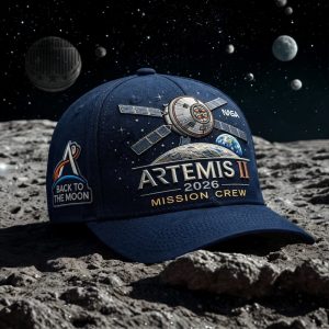 Artemis Ii 2026 Mission Crew Hat Nasa Lunar Explorer Commemorative Cap