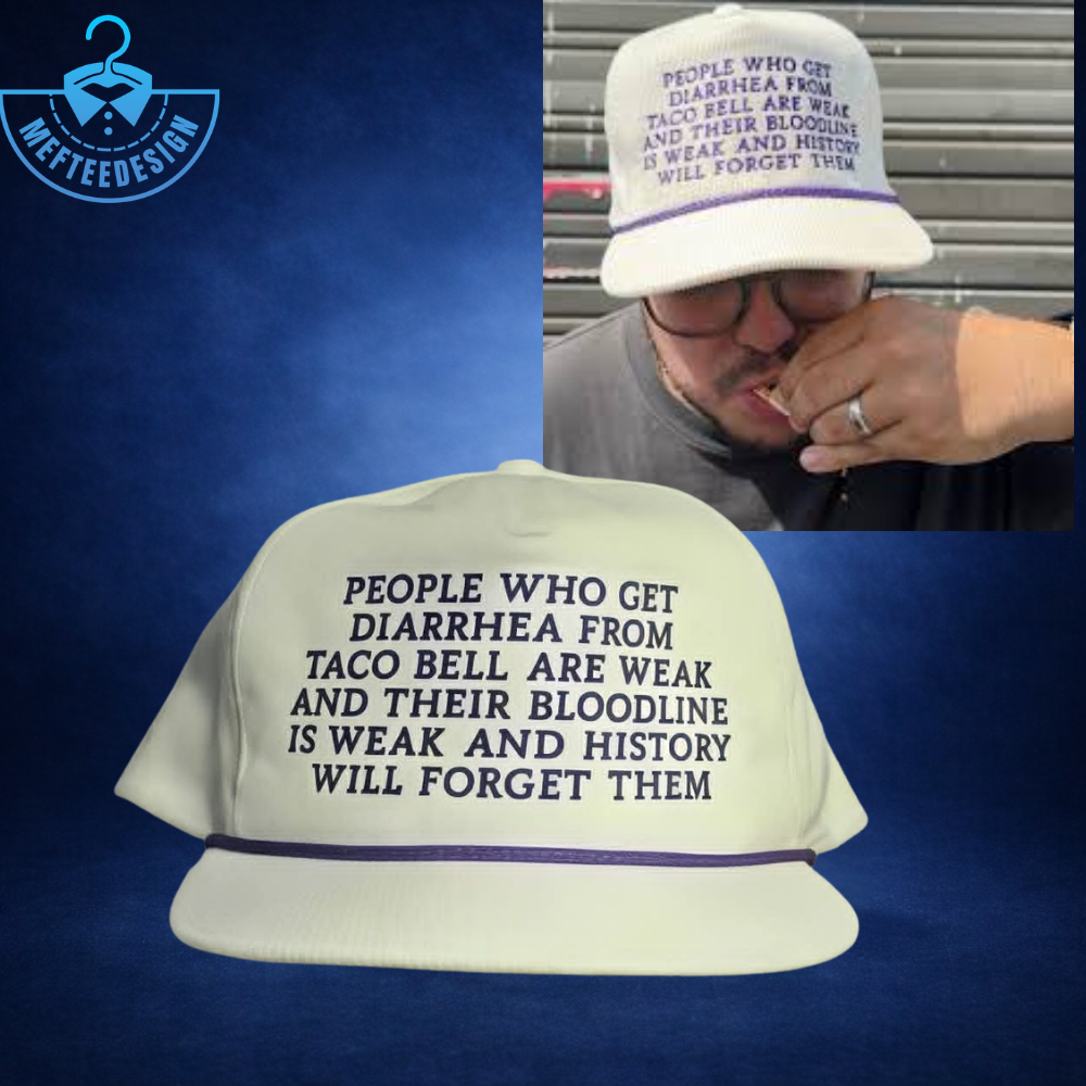 People Who Get Diarrhea Custom Embroidered Funny Meme Hat 2026