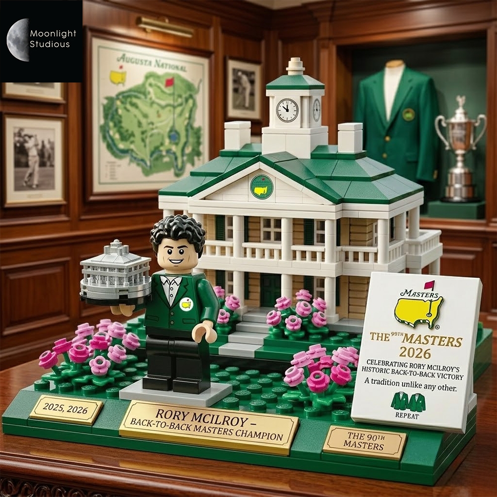 Masters 2026 Rory Mcilroy Back To Back Victory Commemorative Brick Set