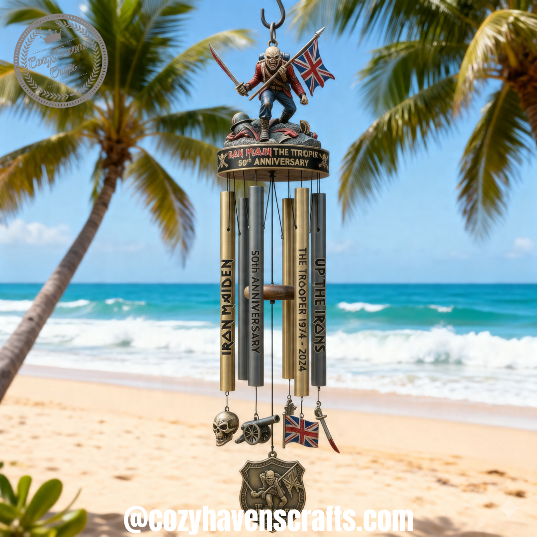 Iron Maiden The Trooper 50th Anniversary Wind Chime