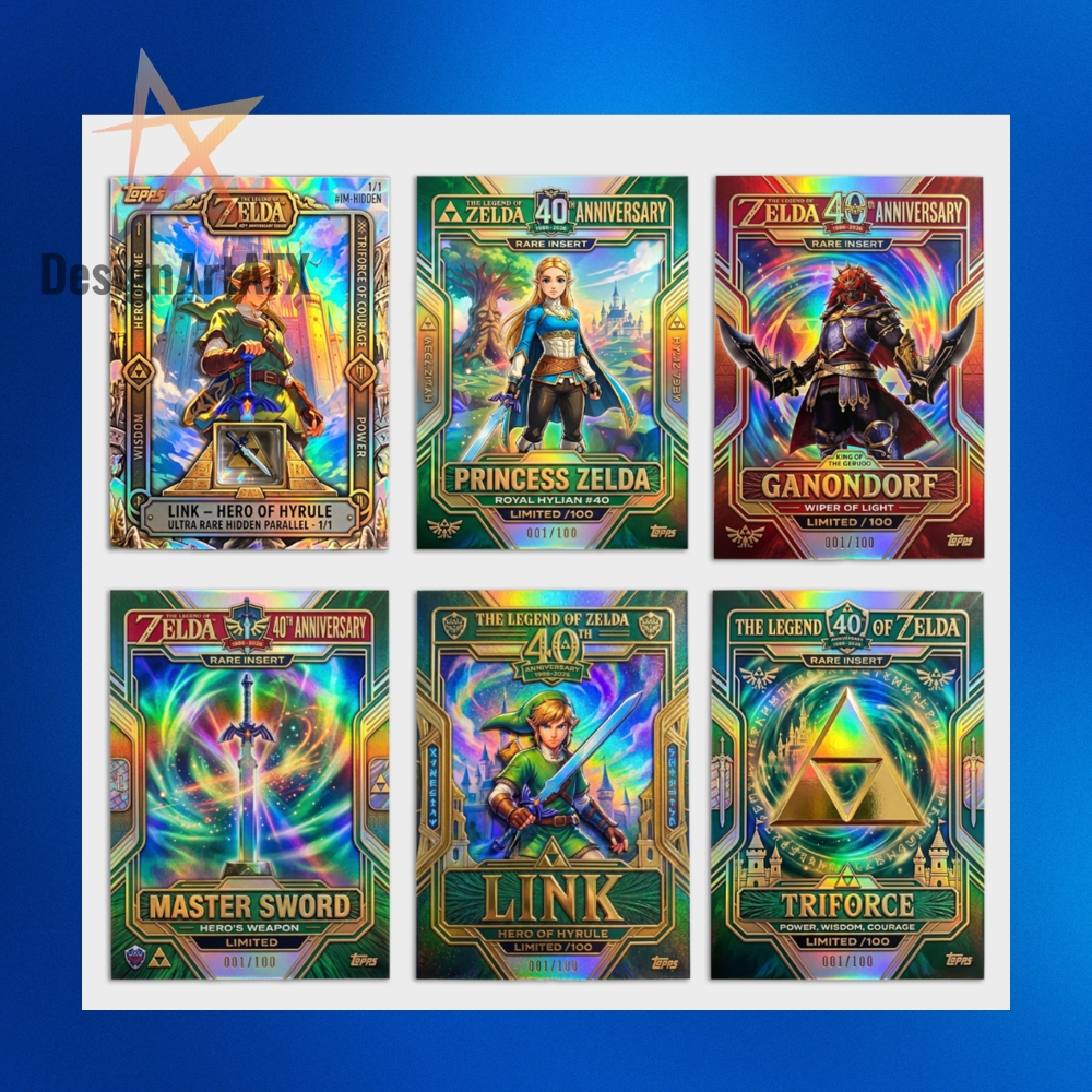 The Legend Of Zelda 40Th Anniversary Trading Cards 3 The Legend of Zelda 40th anniversary Trading Cards