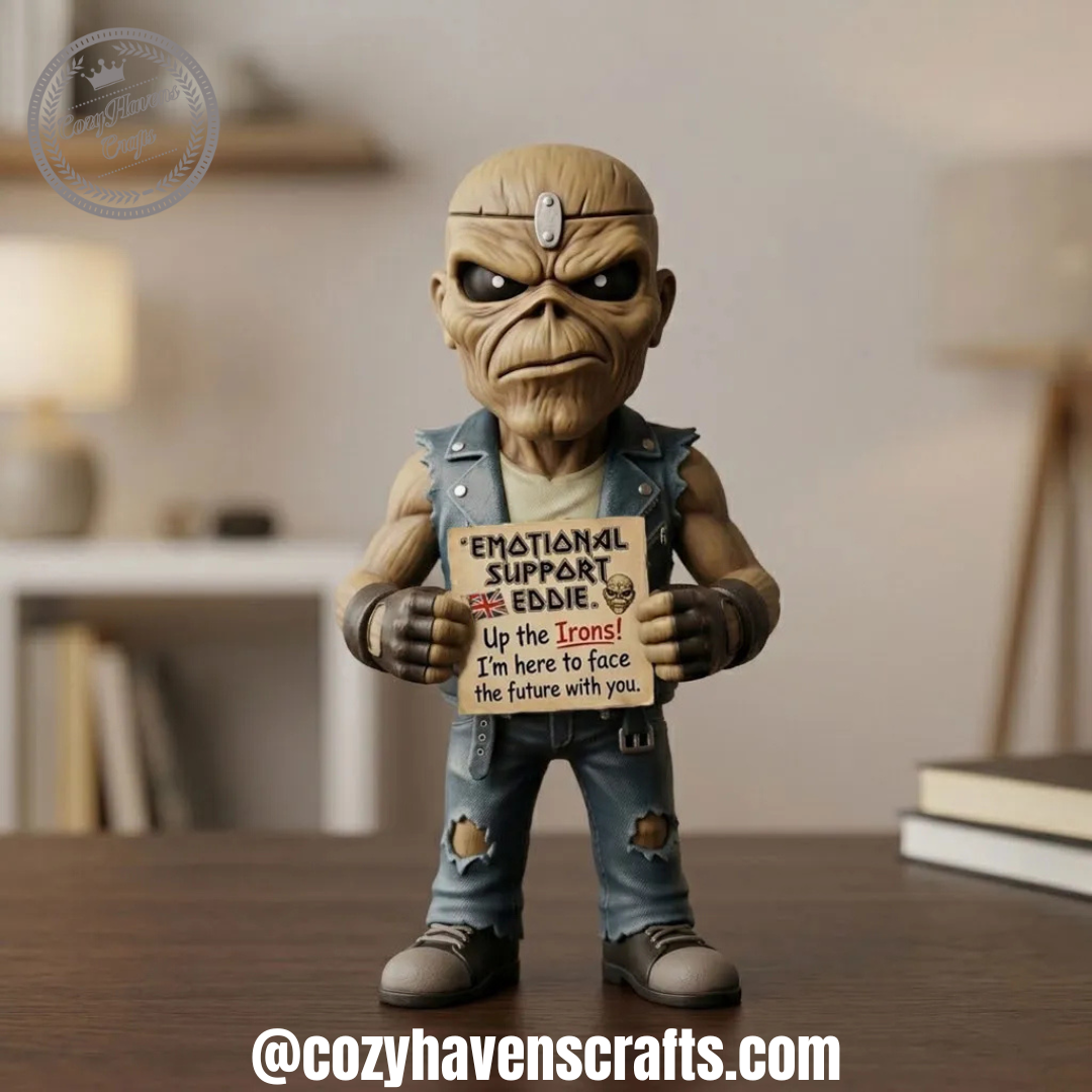 Resin Iron Maiden Emotional Support Eddie