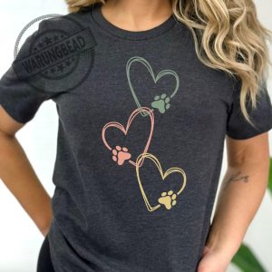 Dog Paw Shirt For Dog Lover Gift for Women warungbead.com 1