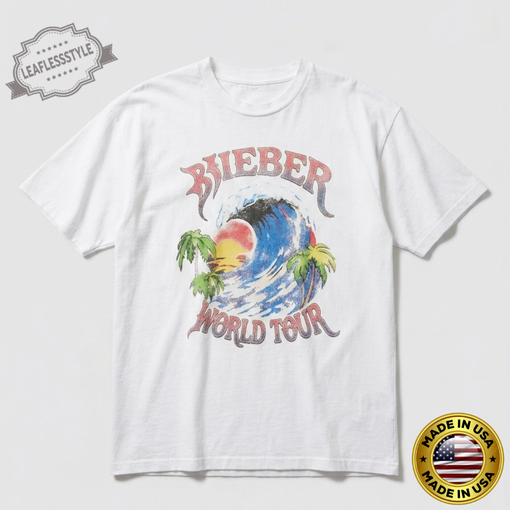 Justin Bieber World Tour Tropical Wave Tee
