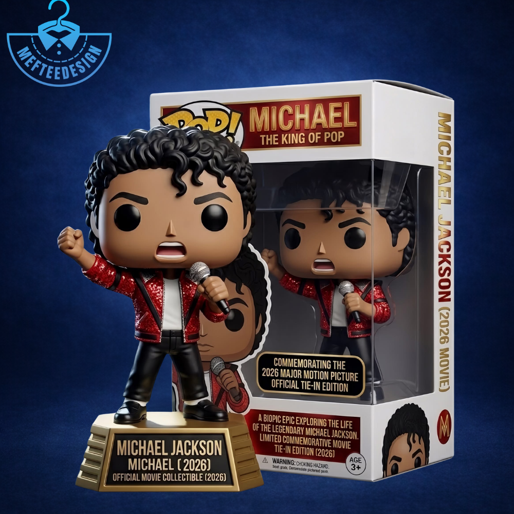 Funko Pop Michael Jackson King Of Pop Official 2026 Movie Tiein Collectible Vinyl Figure
