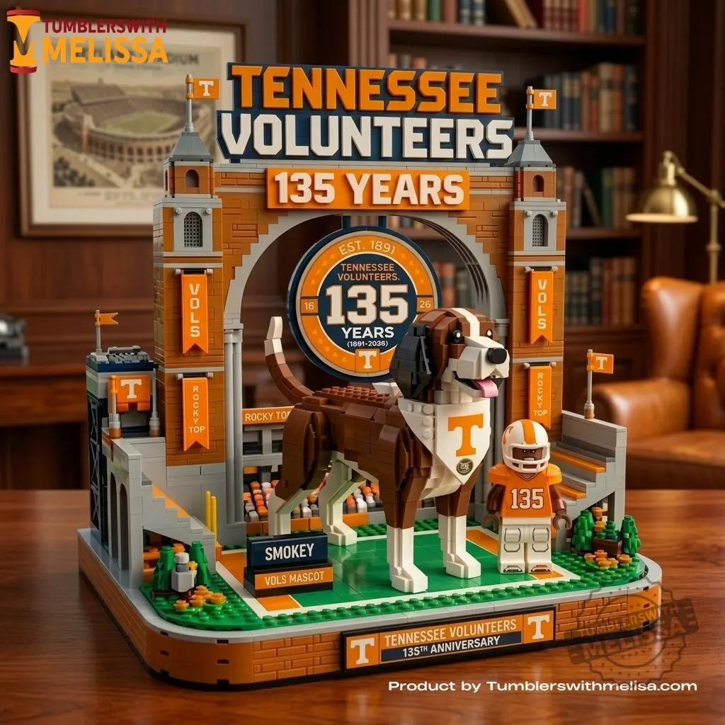 Tennessee Volunteers 135th Anniversary Building Block Set Edition 1 Tennessee Volunteers 135th Anniversary Building Block Set Edition