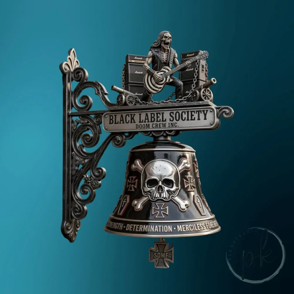 Black Label Society Rock Premium Wall Bell