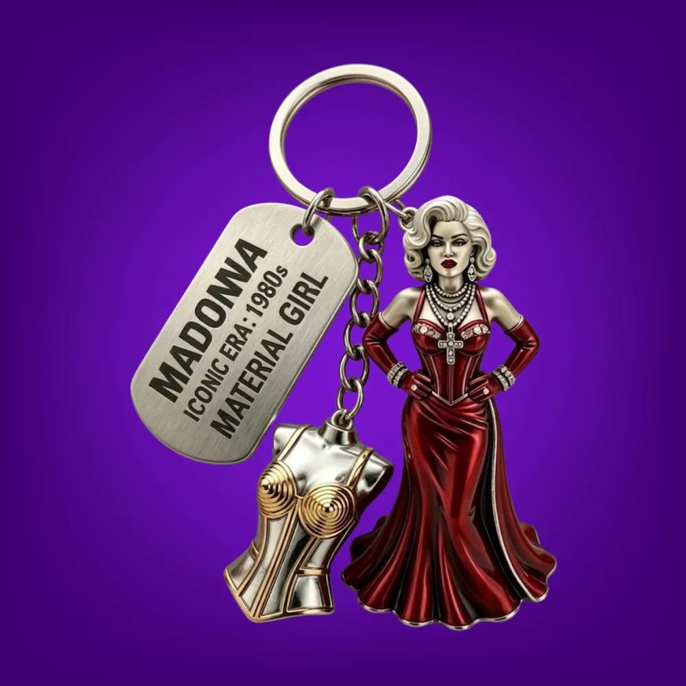 Madonna Material Girl Keychain