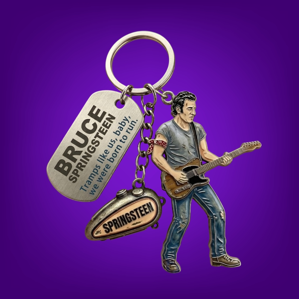 Bruce Springsteen Born To Run Collectors Keychain