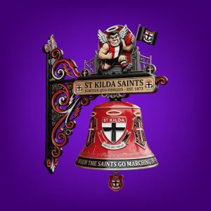 St Kilda Saints Afl Premium Wall Bell