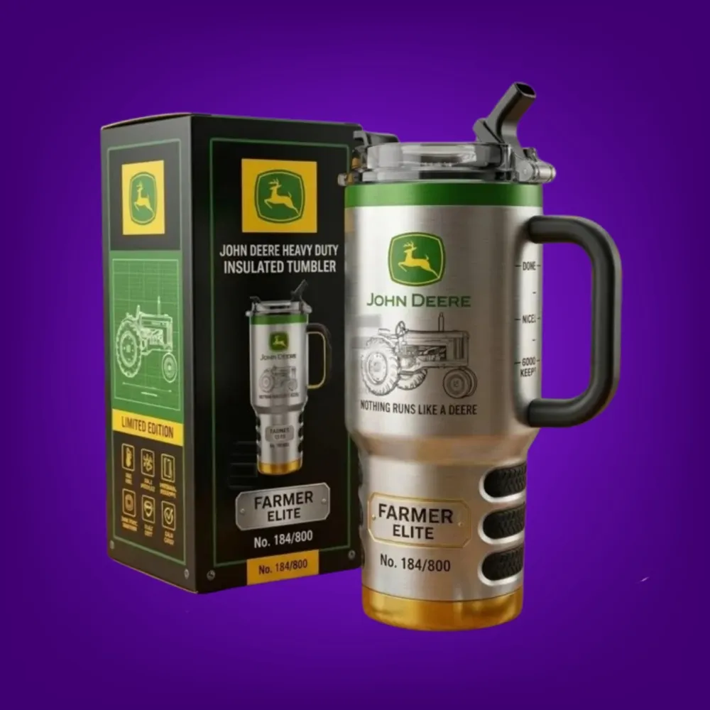 John Deere Nothing Runs Like A Deere Farmer Elite 40Oz Tumbler