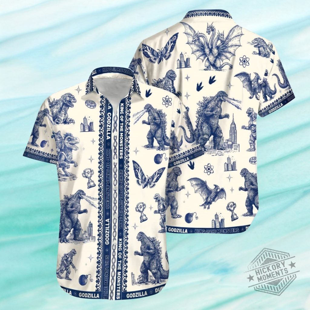 Godzilla Hawaiian Shirt Godzilla Hawaiian Shirt