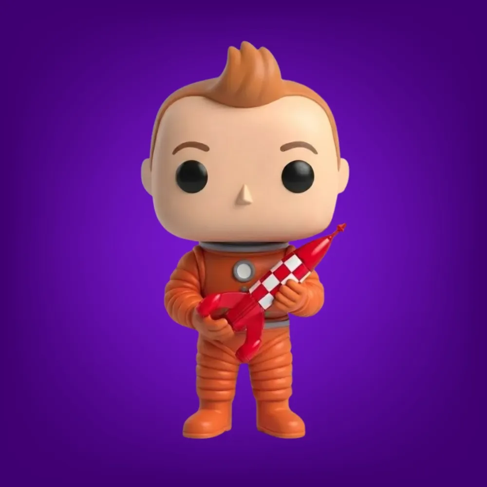Explorers On The Moon Classic Rocket Edition Pop Figure